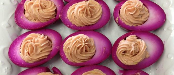Beet Pickled Deviled Eggs Beet Pickled Deviled Eggs