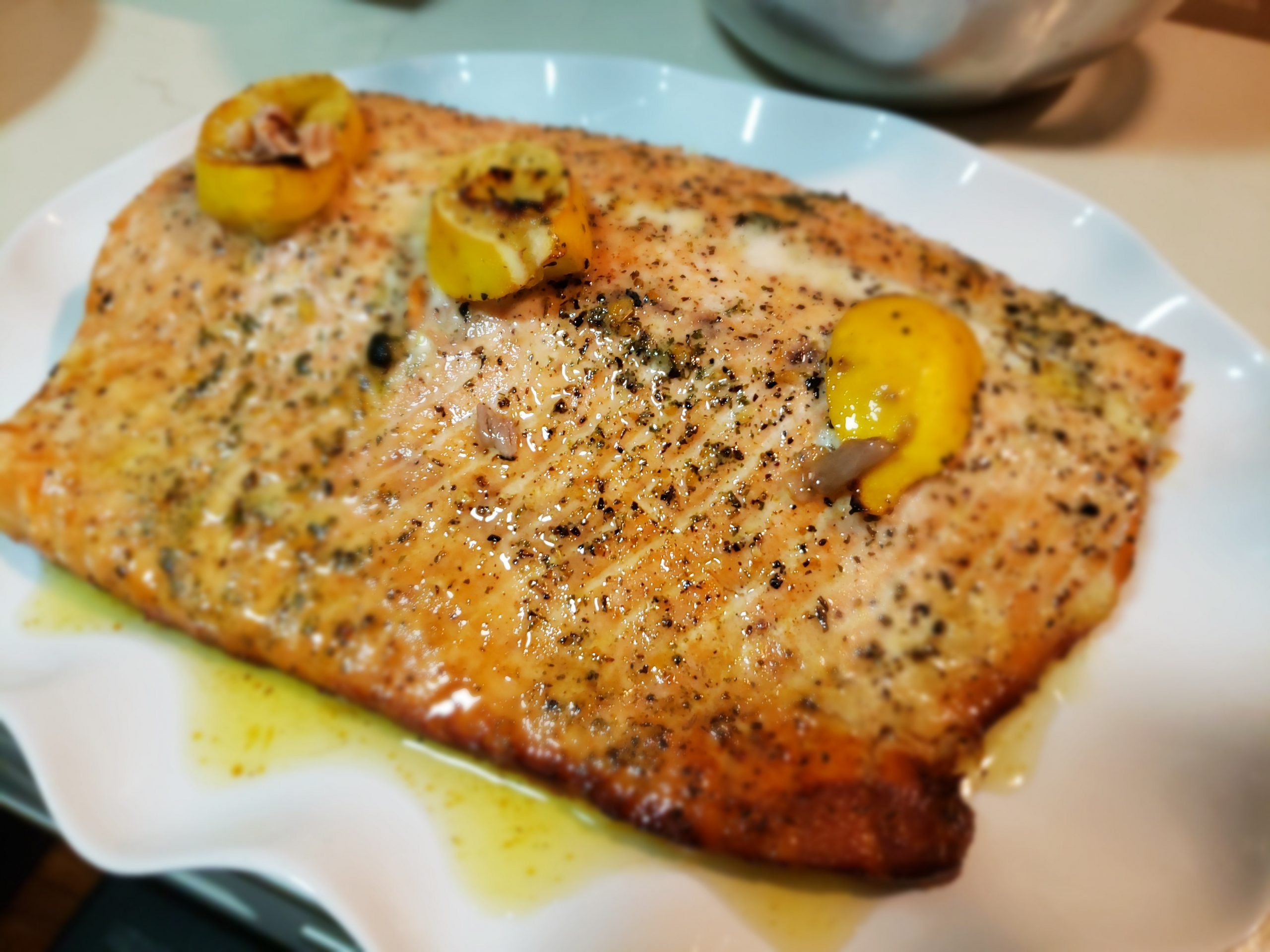 Oven Baked Honey Garlic Salmon Altaa S Kitchen